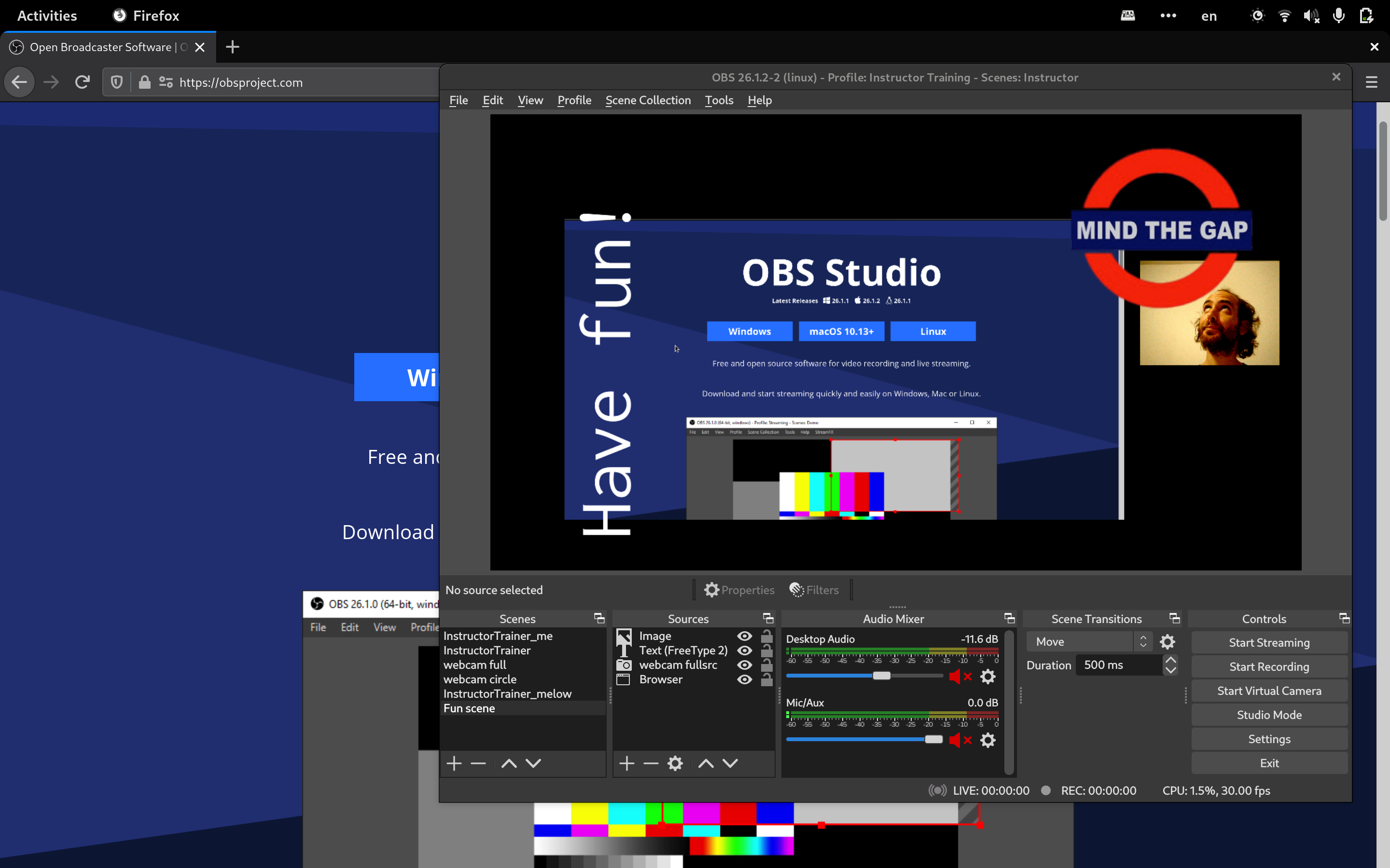 OBS basic setup